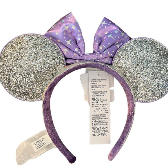 NWT Walt Disney World Minnie Mouse Tomorrowland Ears Headband For Adults - Picture 3 of 3
